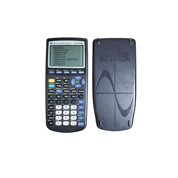 Texas Instruments TI-83 Plus - Black With Cover TESTED - Picture 1 of 3